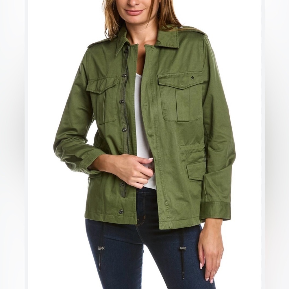 Zadig & Voltaire Kayak Amour Utility Jacket Green Size U.S. S NWT